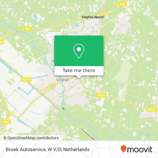 Broek Autoservice, W V/D map