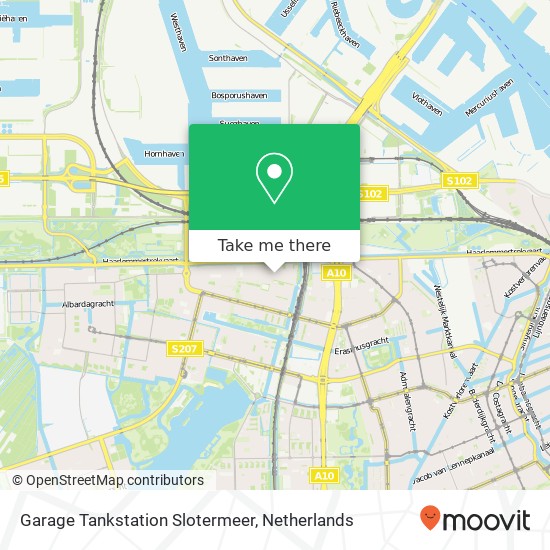 Garage Tankstation Slotermeer map