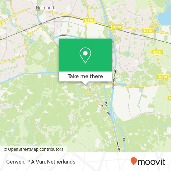 Gerwen, P A Van map