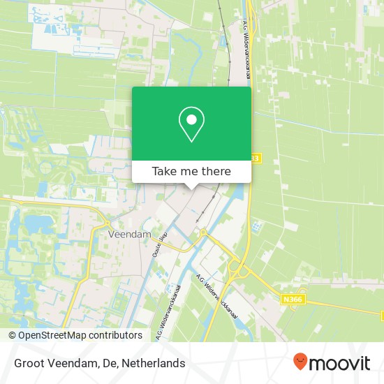 Groot Veendam, De map