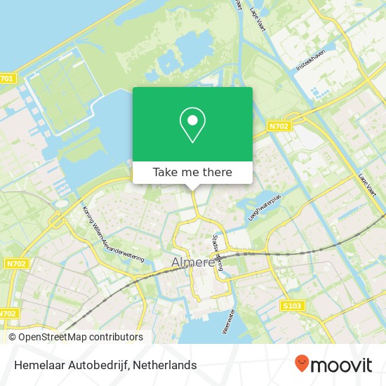 Hemelaar Autobedrijf map