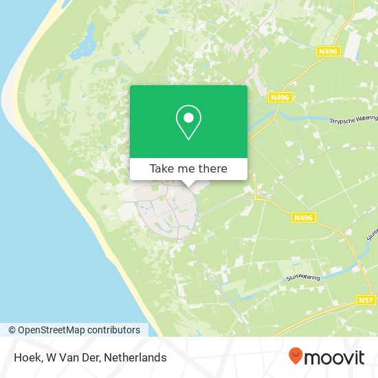 Hoek, W Van Der map