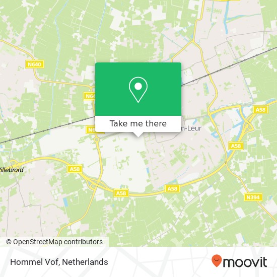 Hommel Vof map