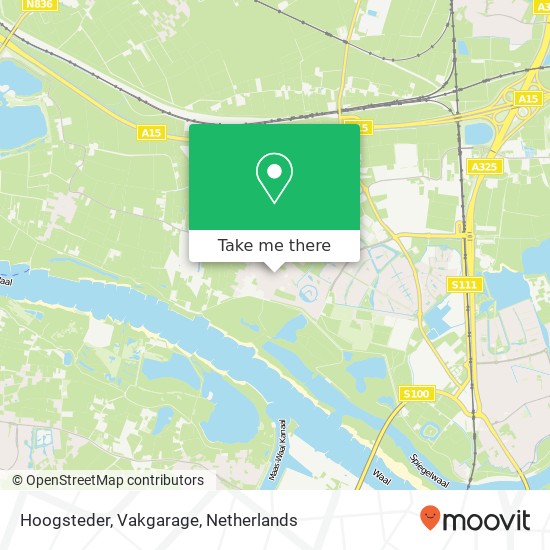 Hoogsteder, Vakgarage map