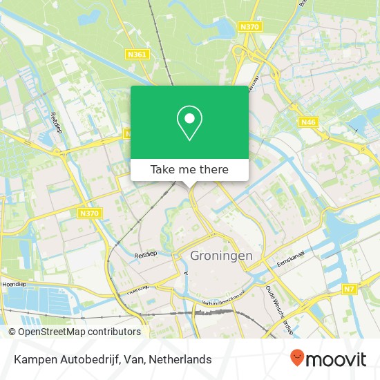 Kampen Autobedrijf, Van map