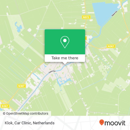 Klok, Car Clinic map