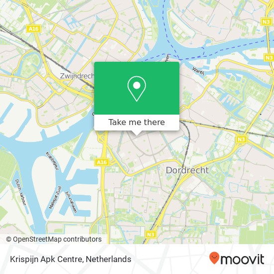 Krispijn Apk Centre map