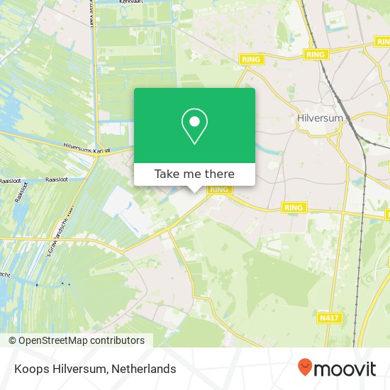 Koops Hilversum map
