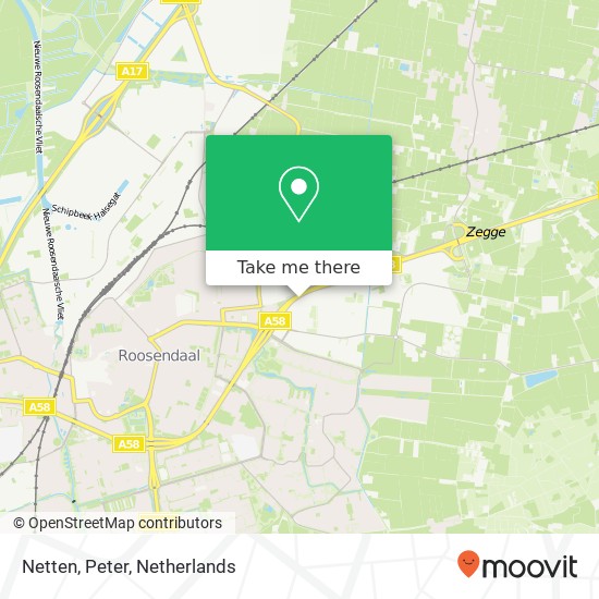 Netten, Peter map