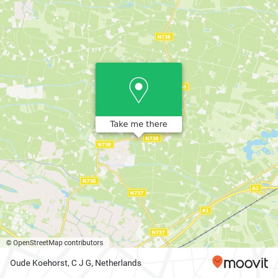 Oude Koehorst, C J G map