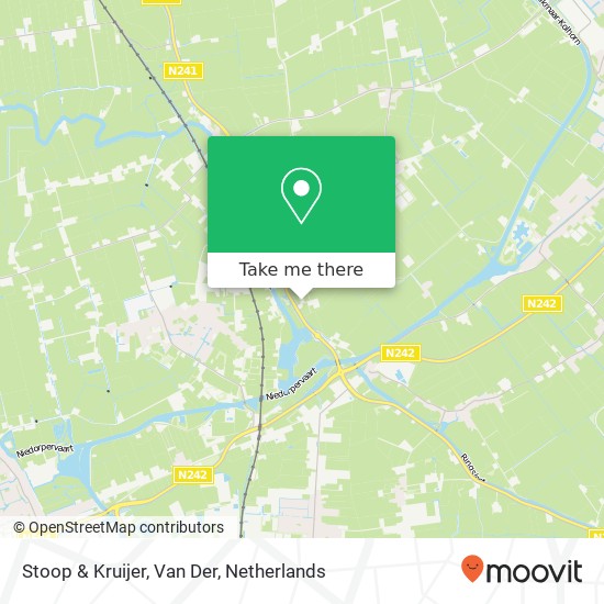 Stoop & Kruijer, Van Der map