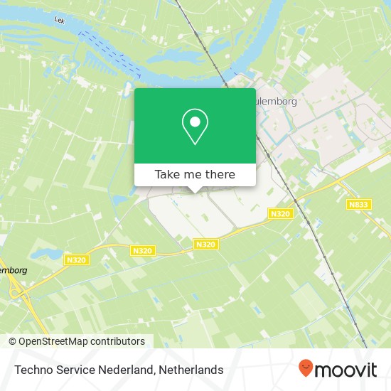 Techno Service Nederland map