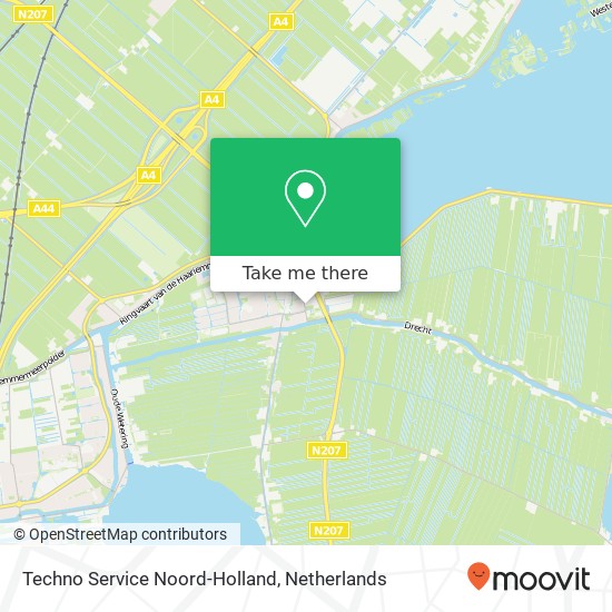 Techno Service Noord-Holland Karte