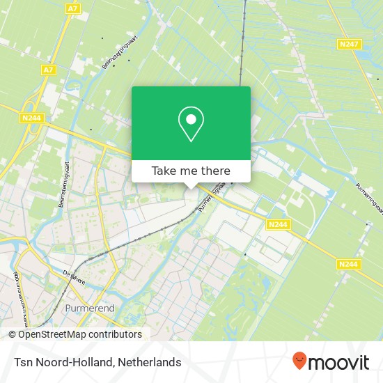 Tsn Noord-Holland map