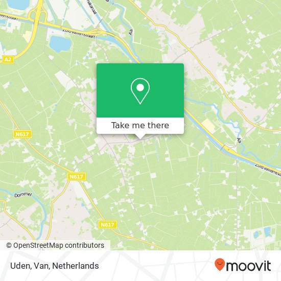 Uden, Van map