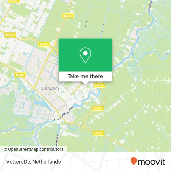 Vetten, De map