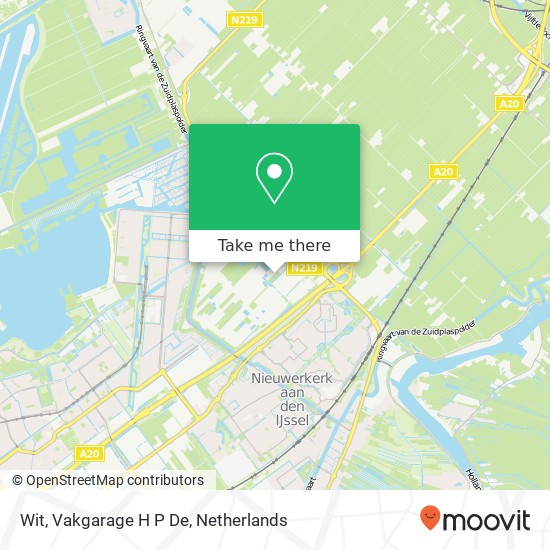 Wit, Vakgarage H P De map