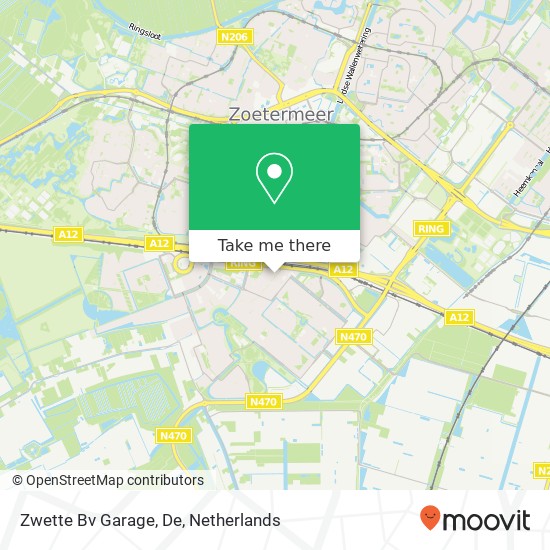 Zwette Bv Garage, De Karte