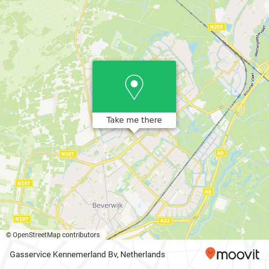 Gasservice Kennemerland Bv map