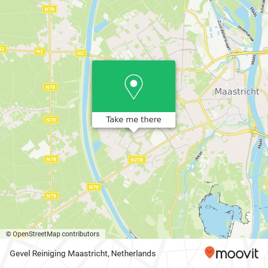 Gevel Reiniging Maastricht Karte