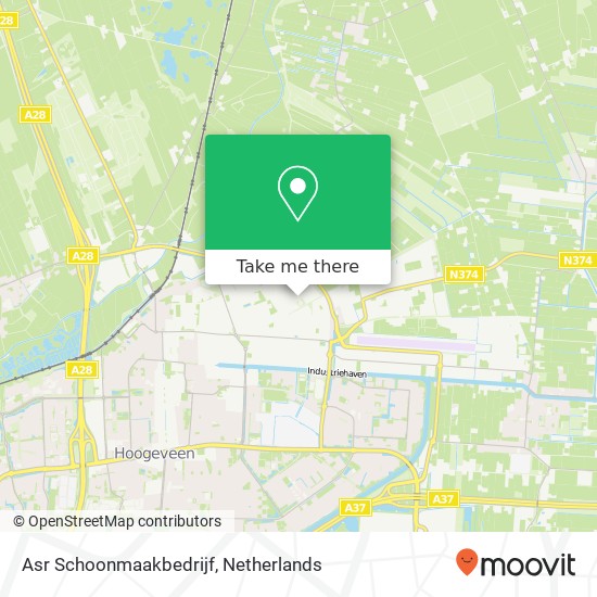 Asr Schoonmaakbedrijf map