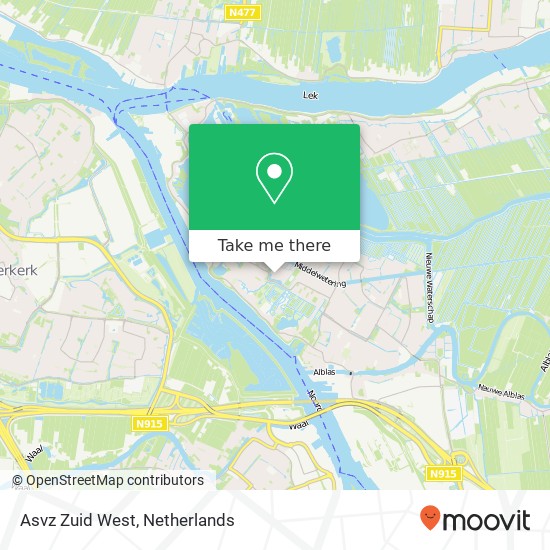 Asvz Zuid West map