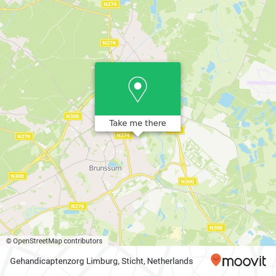 Gehandicaptenzorg Limburg, Sticht map