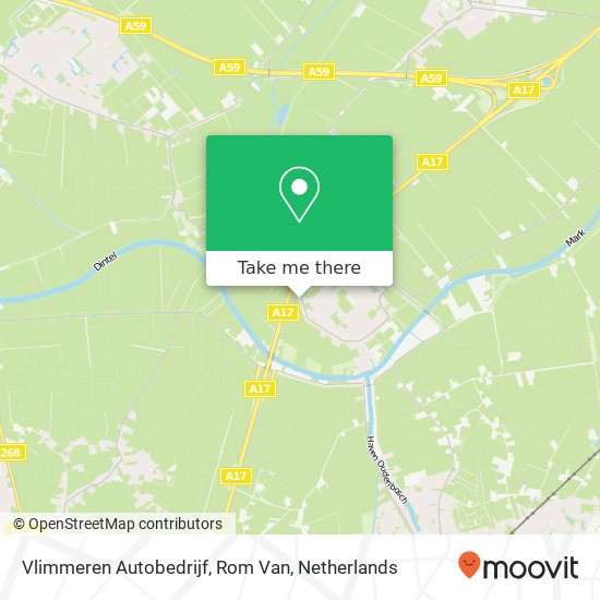 Vlimmeren Autobedrijf, Rom Van map