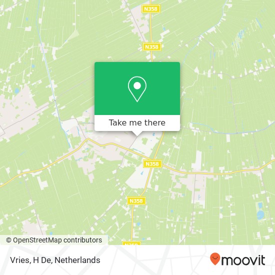 Vries, H De map
