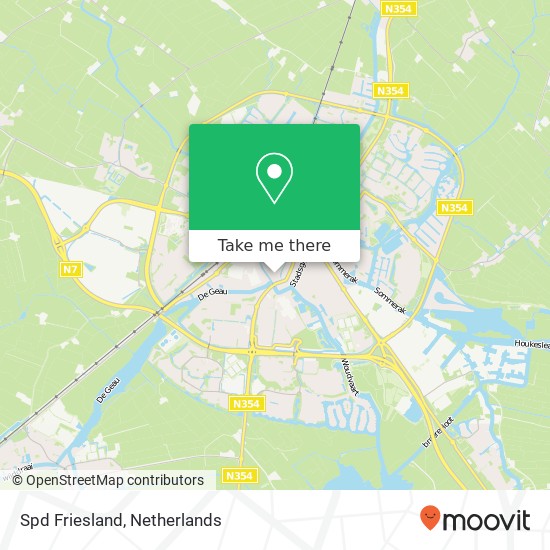 Spd Friesland map