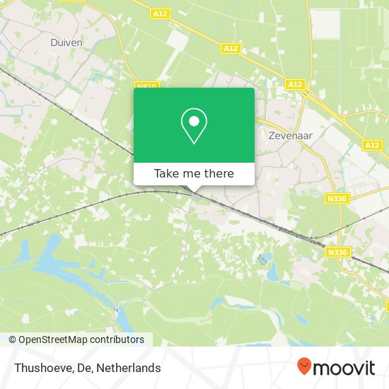 Thushoeve, De map