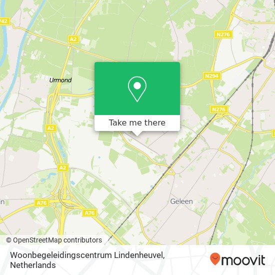 Woonbegeleidingscentrum Lindenheuvel map