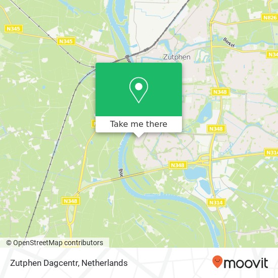 Zutphen Dagcentr map