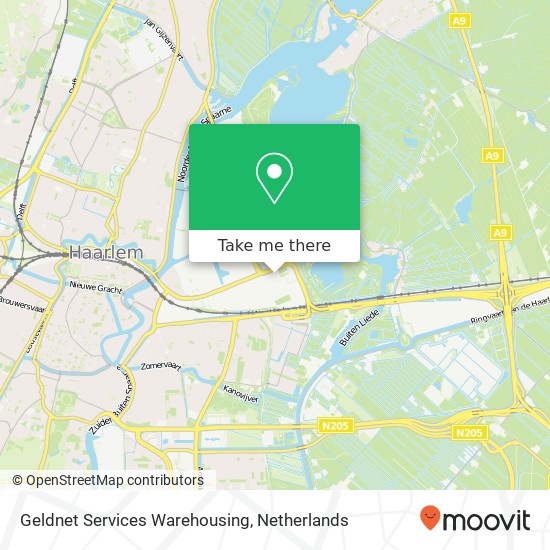 Geldnet Services Warehousing map