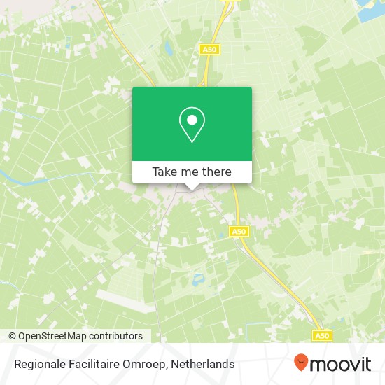 Regionale Facilitaire Omroep map