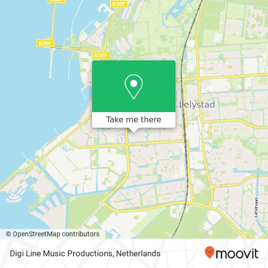 Digi Line Music Productions map