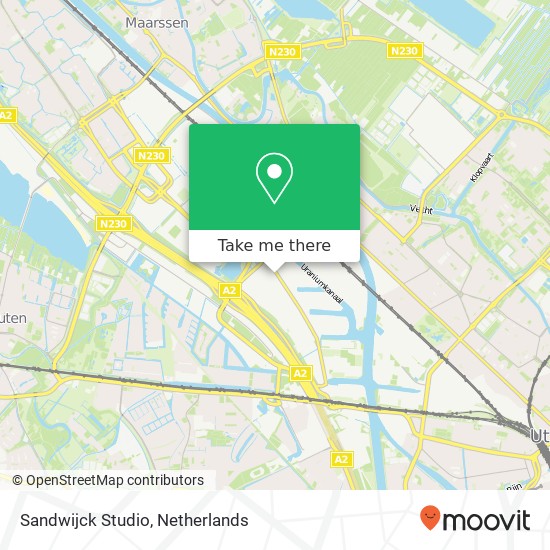 Sandwijck Studio map