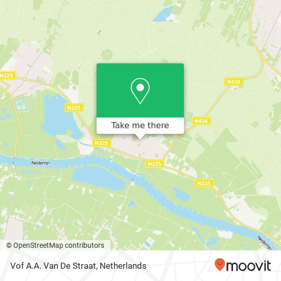Vof A.A. Van De Straat map