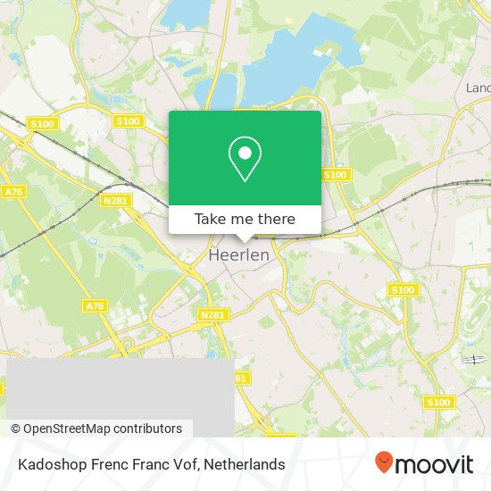 Kadoshop Frenc Franc Vof map