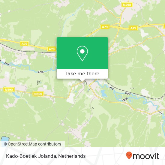 Kado-Boetiek Jolanda map