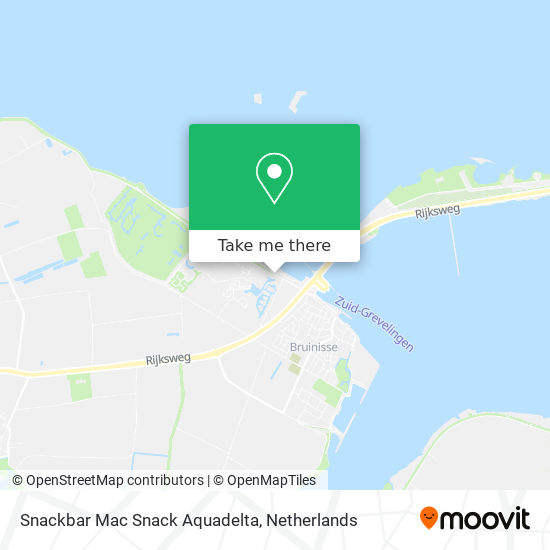 Snackbar Mac Snack Aquadelta map