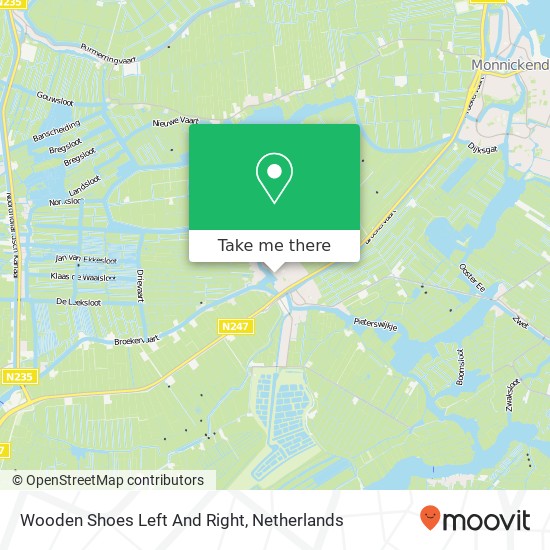 Wooden Shoes Left And Right map