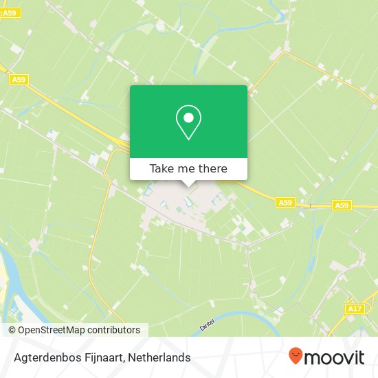 Agterdenbos Fijnaart map