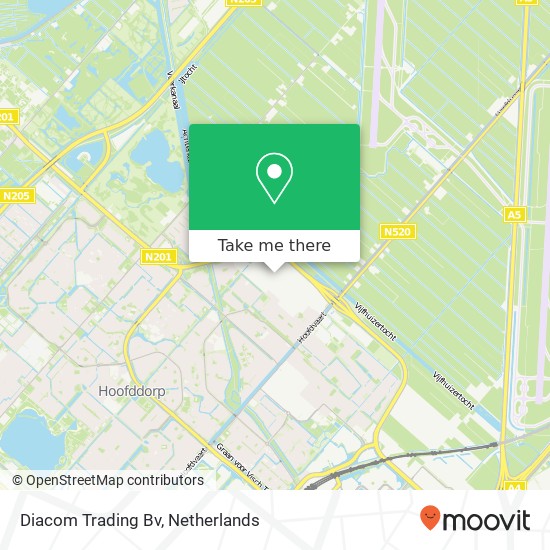 Diacom Trading Bv map