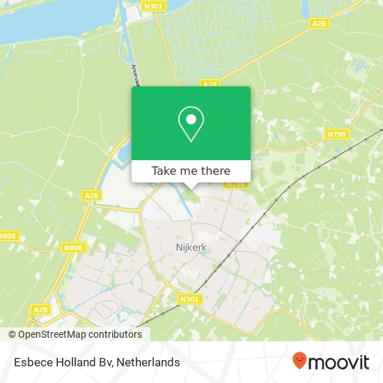 Esbece Holland Bv map