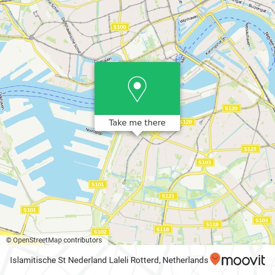 Islamitische St Nederland Laleli Rotterd map