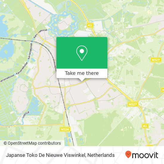 Japanse Toko De Nieuwe Viswinkel map