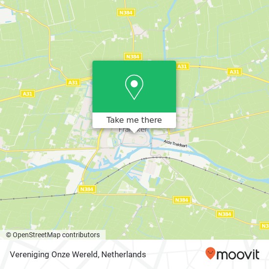 Vereniging Onze Wereld map