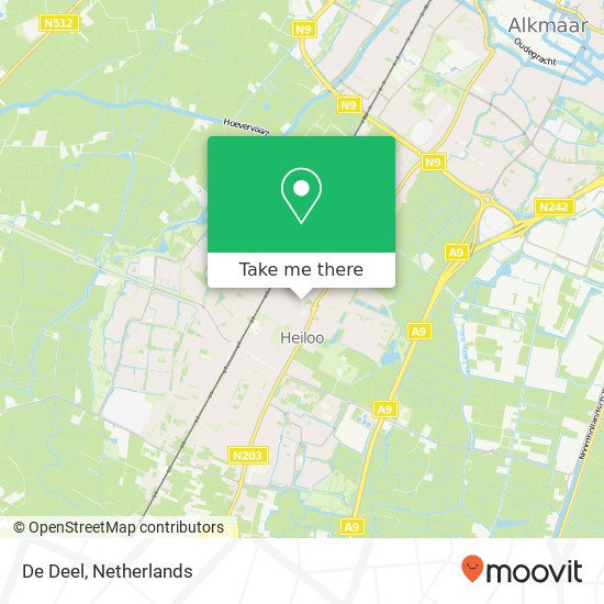 De Deel map