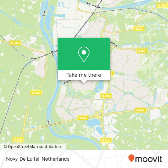 Novy, De Luifel map
